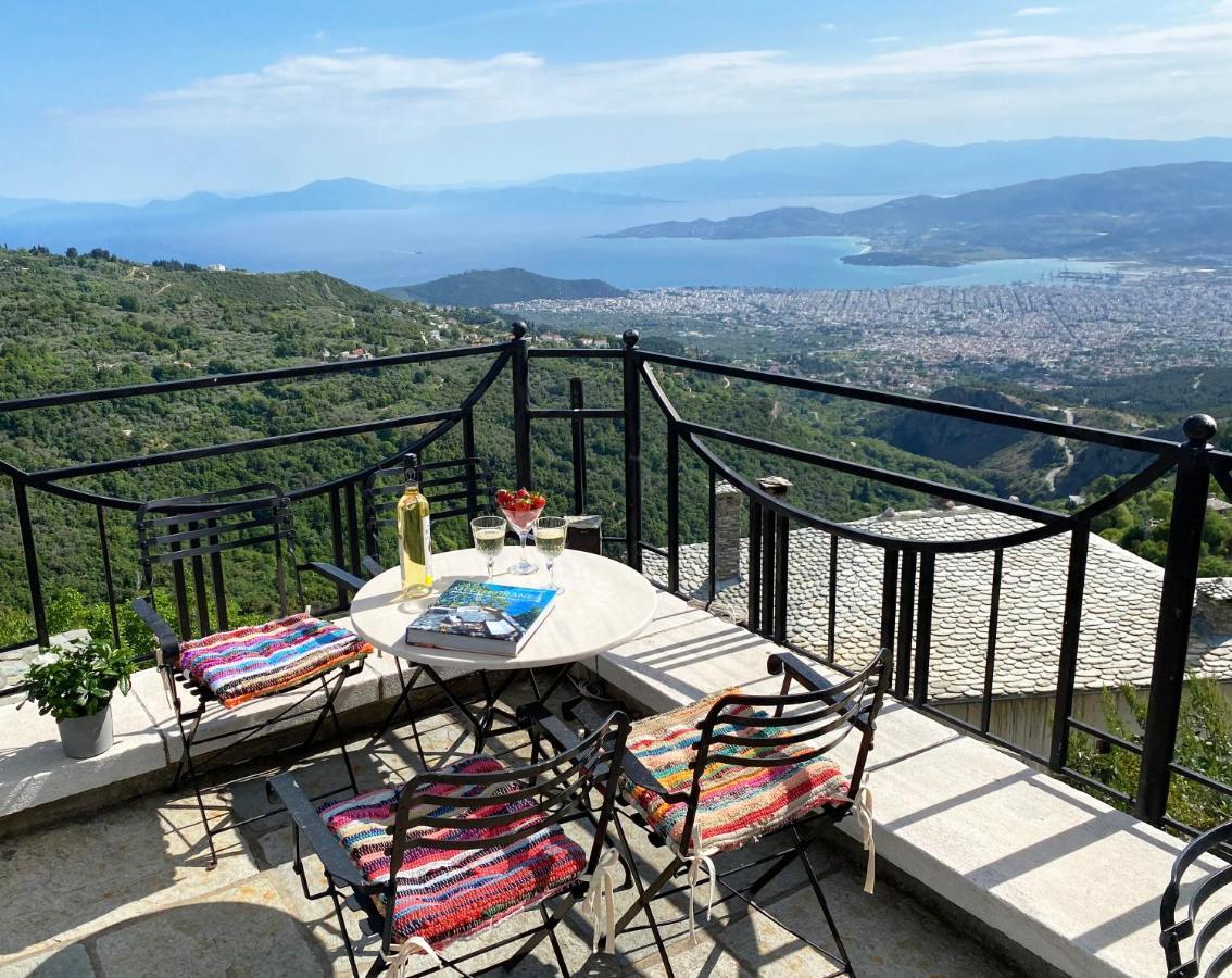 Archontika Karamarlis Hotel Makrinitsa Bagian luar foto