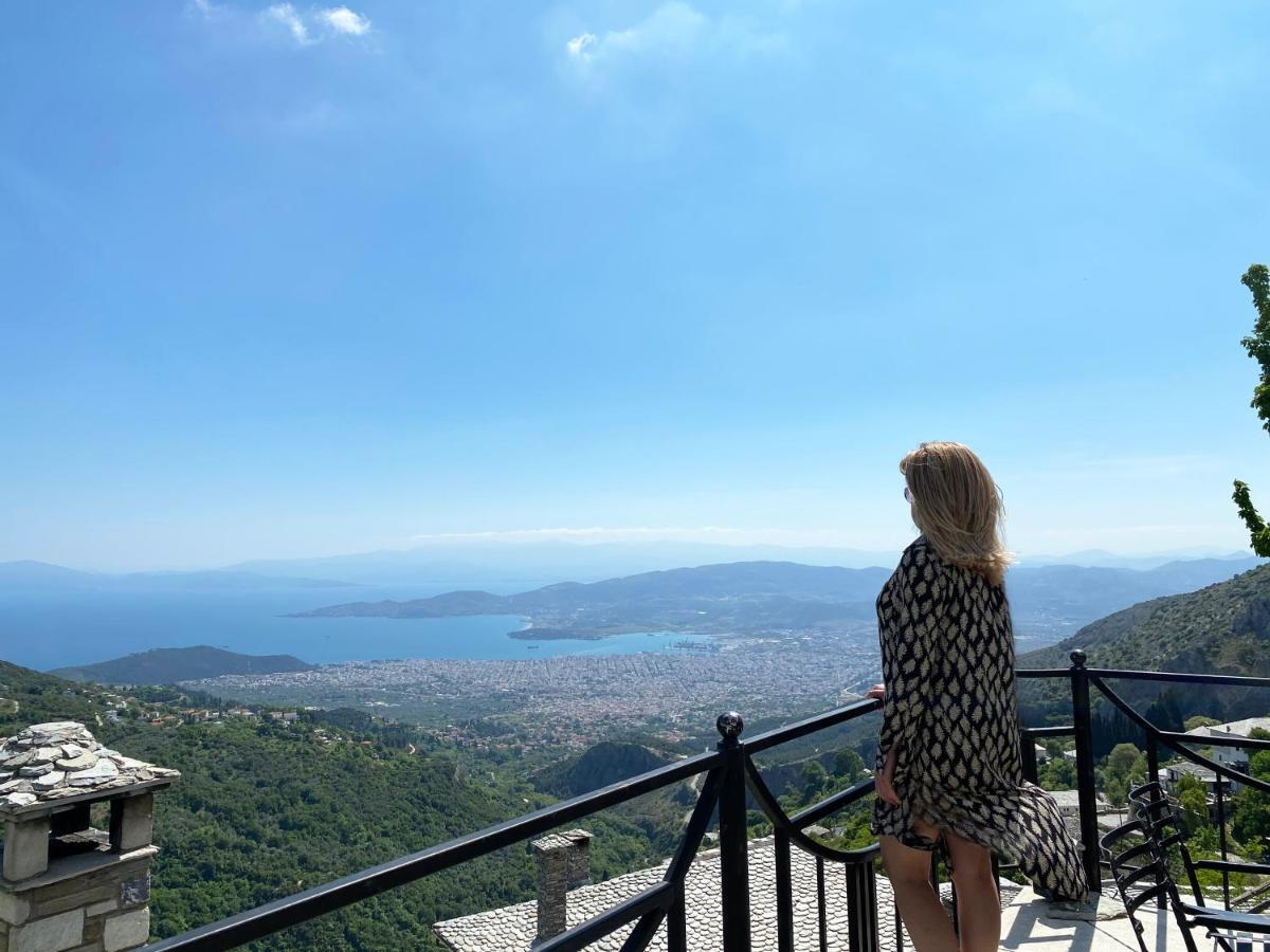 Archontika Karamarlis Hotel Makrinitsa Bagian luar foto