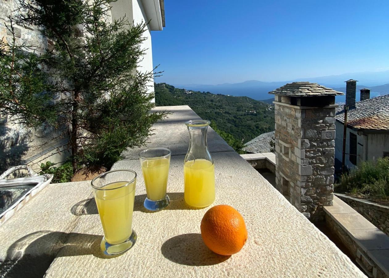 Archontika Karamarlis Hotel Makrinitsa Bagian luar foto