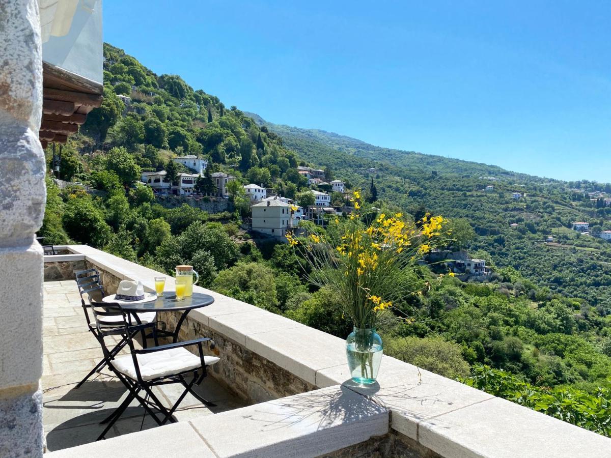 Archontika Karamarlis Hotel Makrinitsa Bagian luar foto