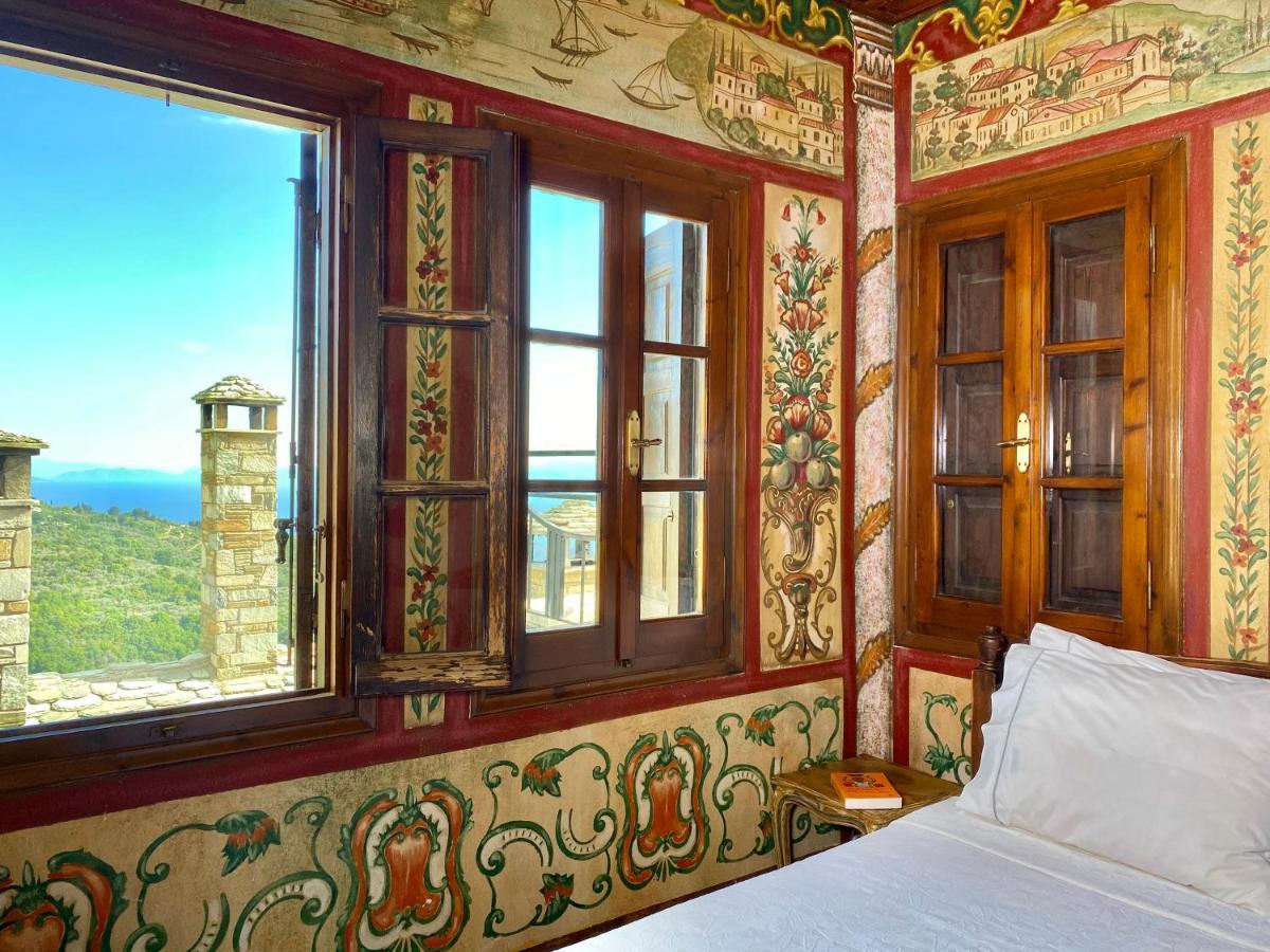 Archontika Karamarlis Hotel Makrinitsa Bagian luar foto